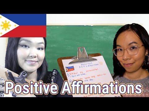 ASMR POSITIVE AFFIRMATIONS in TAGALOG (Language Class Roleplay) 🤗📚 [Collab w/ @MisschicASMR ]