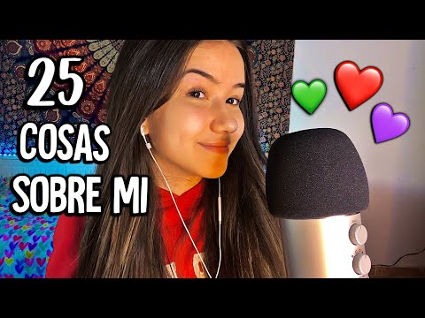 25 cosas sobre mi en asmr