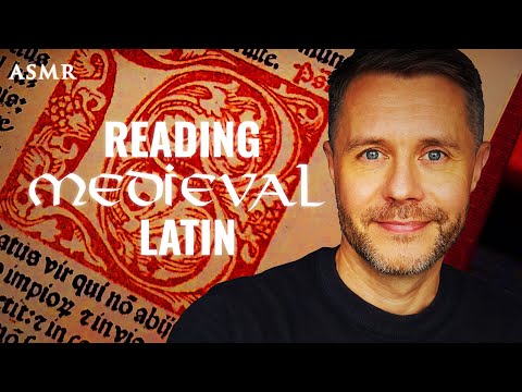 ASMR Reading Medieval Latin | Soft Spoken Sleep Aid