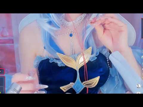ASMR Hatsune Miku 💙 Maid Roleplay Long Nails Relax