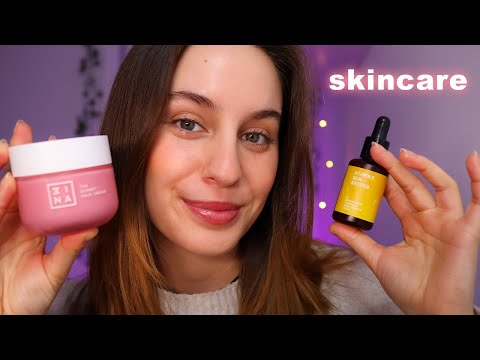 ASMR Tratamiento Facial con mouth sounds ✨ (skincare relajante)