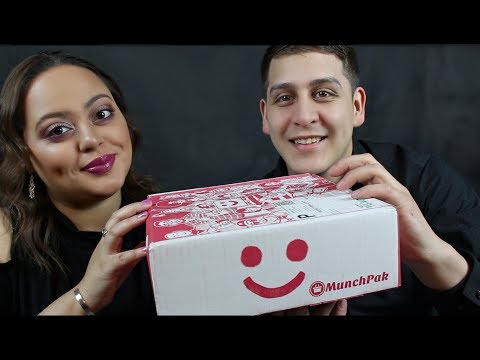 ASMR| MunchPak Unboxing w/ Jose!!! (Crinkling, Eating Sounds and Goofiness)
