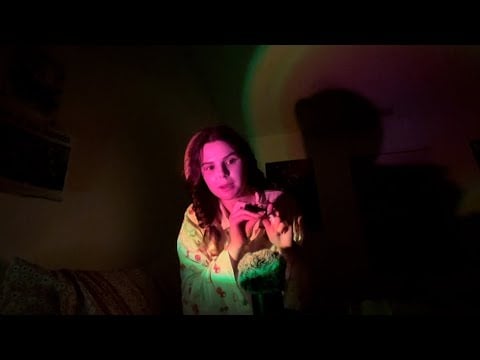 ASMR late night tapping & talking 🌛🌛💤💤🛌