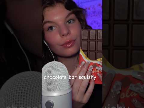 chocolate bar squishy ASMR 🍫 *sticky taps* #asmr