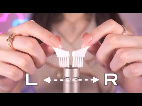 ASMR Brain Penetrating Mic Brushing for Sleep & Relaxation 💤 1 Hour