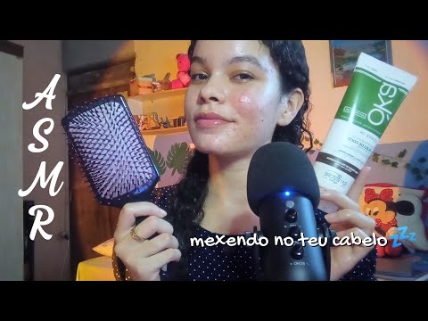 ASMR MEXENDO NO SEU CABELO ATÉ VOCÊ DORMIR⚡💤 *durma rápido*