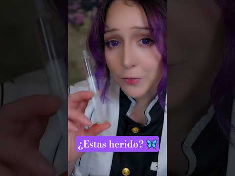 ⭐ASMR Shinobu 🦋 Inyección y limpieza de heridas | Kimetsu no Yaiba
