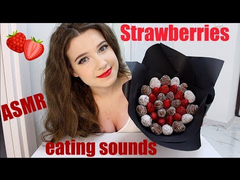 ASMR🍓Strawberry Bouquet Eating Sounds EXTREME | Mukbang