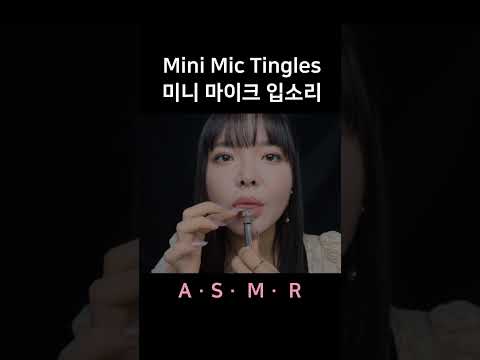 #asmr Mini Mic Mouth Sounds 미니마이크 입소리