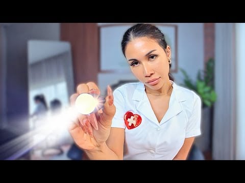 Mind-Bending ASMR Cranial Nerve Examination | Realistic VR180 Immersive Thriller Experience
