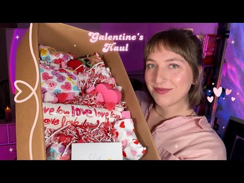 ASMR Galentine's Day Gift Exchange💝✨ Gift Haul from @LittleLeeAsmr 🎀