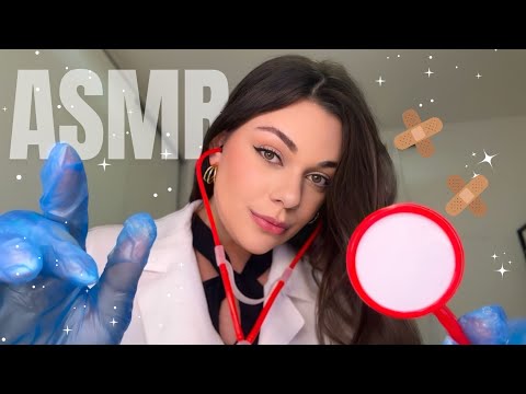 ASMR ROLEPLAY: médica fofa faz exames em você 👩🏻‍⚕️🩺 (voz suave e atenção pessoal)