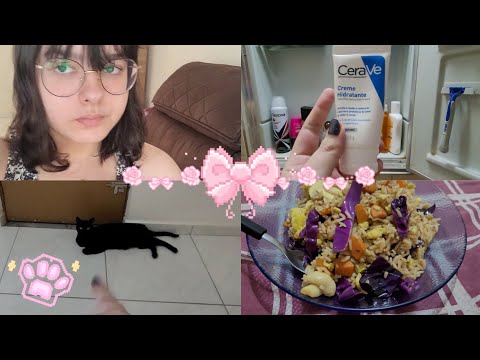 ASMR VLOG - COMIDINHAS, DIA-A-DIA, PRODUTINHOS USADOS, ETC... 🍜💮💆🏻‍♀️