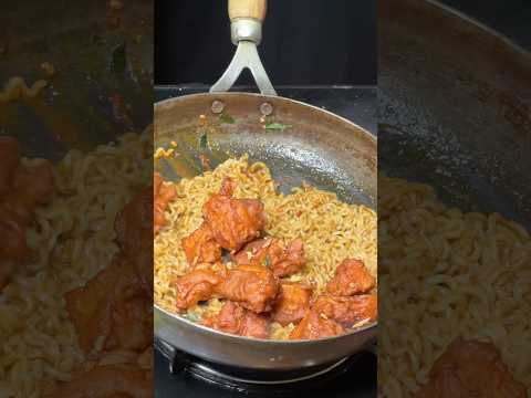 🔥 ASMR Maggi 65 🍜 | Crispy & Spicy Maggi Snack | Satisfying Frying Sounds #shorts #asmrtriggers