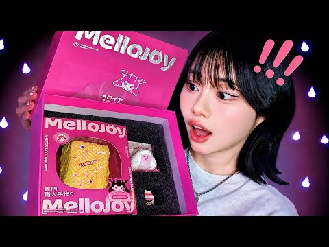 【ASMR】メロジョイさんからプレゼントが届いた…！ギフトボックス＆持ってるメロジョイ全紹介🥞🥖※ママ初登場！？(Talking &No Talking)