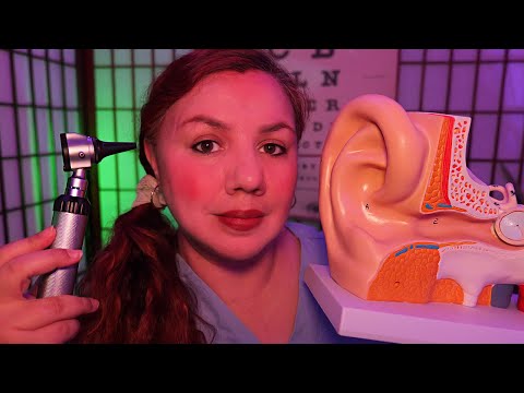 ASMR FULL INTENSE Otoscope Exam👂EAR 👂ALGAE EXTRACTION 🌿