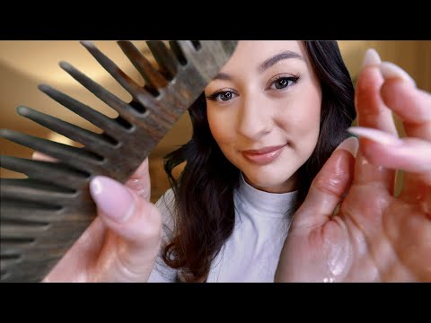 ASMR Tingly Scalp Massage & Treatment for Sleep 😴 personal attention roleplay with layered sounds