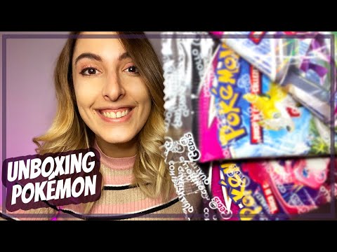 RILASSATI MENTRE APRO 3 BUSTINE DI CARTE DEI POKÉMON 💥 WHISPERING | ASMR ITA