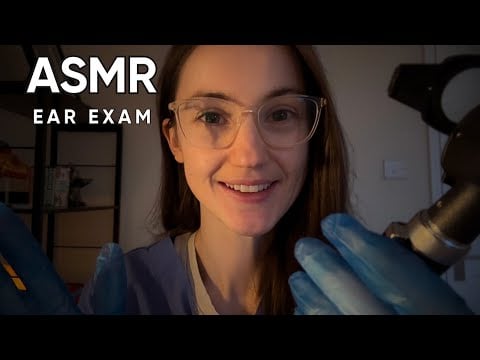 ASMR Examining your Ears & Hearing Test👂