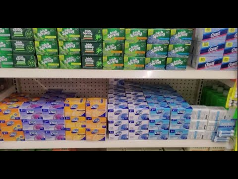 Dollar Tree Soap Shelf Organization 5-24-2021