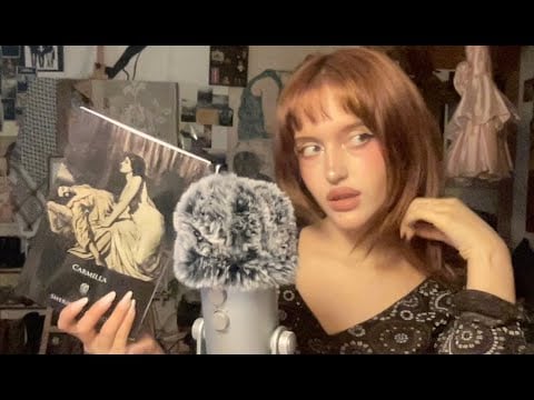 ASMR ENG💤 whispered reading, lesbian vampire gothic novella👩‍❤️‍💋‍👩