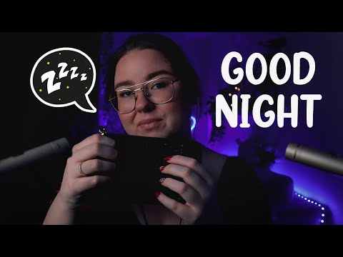 ASMR Dags att sova ♥ Relaxing triggers ear to ear ♥