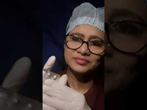 Asmr night nurse takes care of you @AsmrGhosal #acmp #asmr #personalattentionasmr #shorts