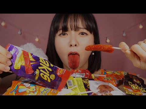 [ASMR] 🔥Mexican Candy Eating Soundsㅣ멕시코 사탕 이팅사운드ㅣトウガラシ味のマキシコキャンディーを食べる