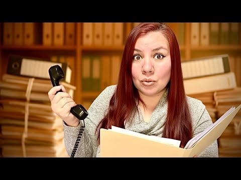 ASMR Recepcionista CHISMOSA con Teclado de MIEL Roleplay para DORMIR