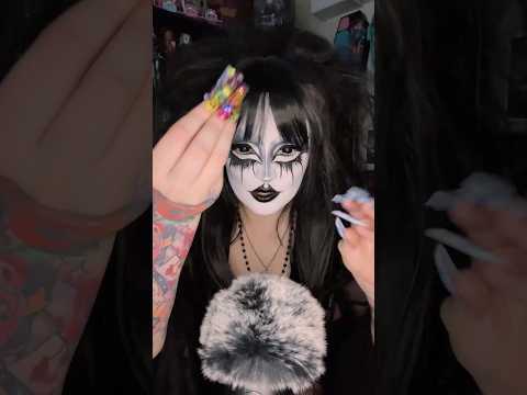 ASMR GOTH PULLS YOUR NEGATIVE ENERGY #goth #asmr #asmrnails