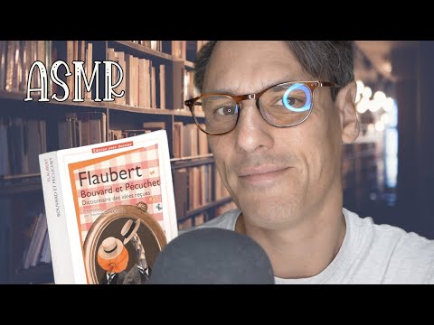 ASMR FR  📚 Papa Écureuil squatte ma chaîne et nous chuchote et parle de Flaubert