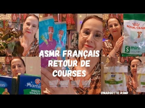 Asmr français, Retour de courses 🛒🛒🛒