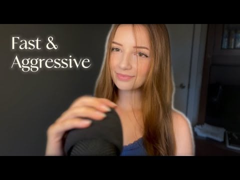ASMR AGGRESSIVE MIC PUMPING & SCRATCHING | Blue-Yeti, No Talking