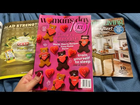 ASMR Magazine Page Turning No Talking ~ Long Version! Feb 2025