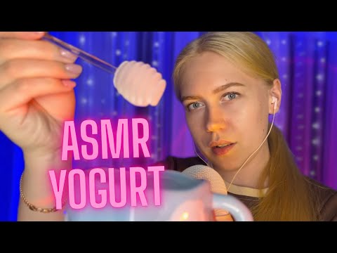 ASMR Yogurt | Sipping | #asmrminuha #asmr 