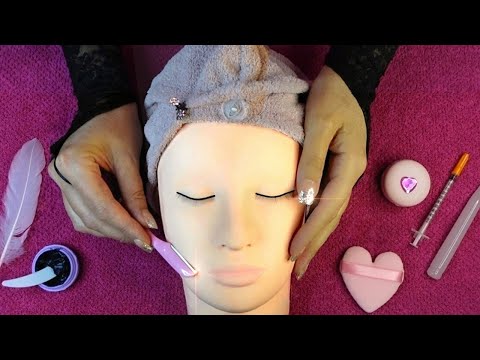 ASMR Dermaplaning & Face Exam with Botox Treatment (Whispered)