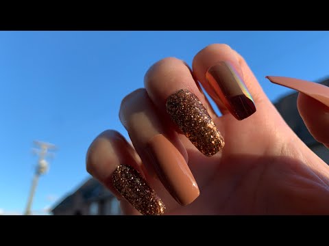 ASMR Camera Tapping Around Outside