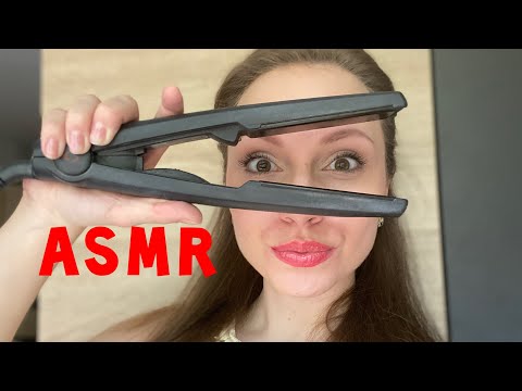 АСМР Ролевая игра Парикмахер💇‍♀️Делаем укладку👩ASMR Role play The hairdresser💇‍♀️Do the styling👩