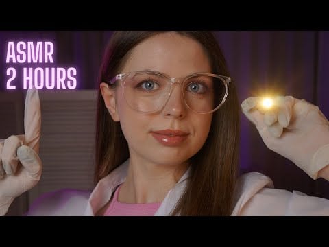 [ASMR 2 HOURS]  💊 Annual Eyes Check Up | Medical Role-play, Follow the Light