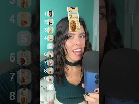 ASMR • Classifica Biscotti Mulino Bianco (Intense Whispering) #asmr #shorts