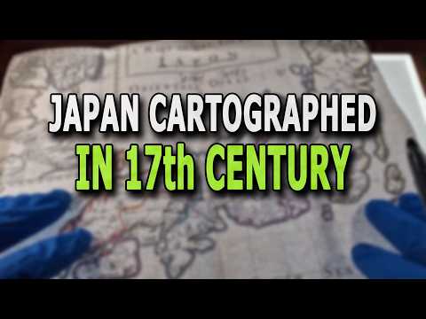 Japan on a 17th Century European Map | ASMR History | Soothing map tracing
