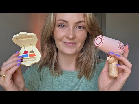 ASMR Choatic Wooden Makeover & Haircut - Ring sounds & Inaudible whispers