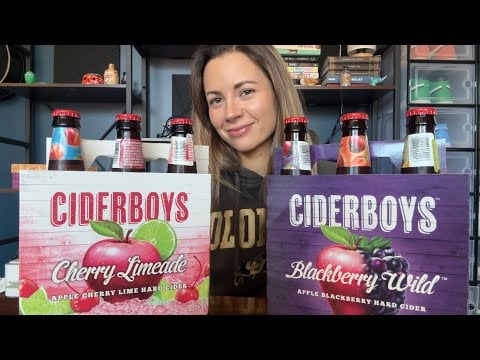 ASMR | Cider Boys Drink Review 🍎☺️