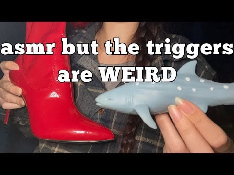 UNIQUE asmr triggers 🪥🦈🥽👠 || lofi asmr