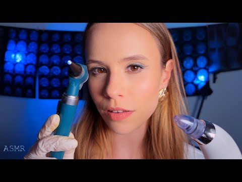 ASMR Consulta de OUVIDOS: Examinando DENTRO dos seus OUVIDOS👂🏻[Um Checkup Geral]