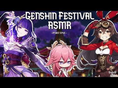 [F4A] Genshin Festival RP ASMR | PART ONE | Raiden Shogun, Yae Miko and Amber