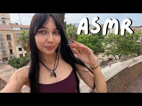 ASMR in Spain | Camera Tapping, Scratching, Public ASMR 