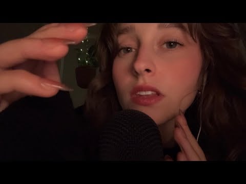 ASMR 50 sleepy minutes of personal attention, mouth sounds, whispers, taps, scratches and cat purrs