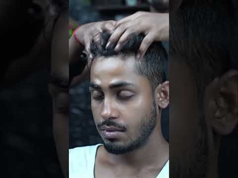 Midnight Relaxation: Relaxing ASMR Massage Therapy By Strong Wrist Barber #shorts