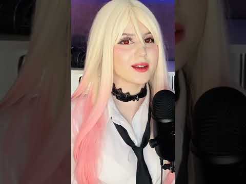 🌙 ASMR anime cosplay Marin Kitagawa 💗 relaxing video (full on my channel)